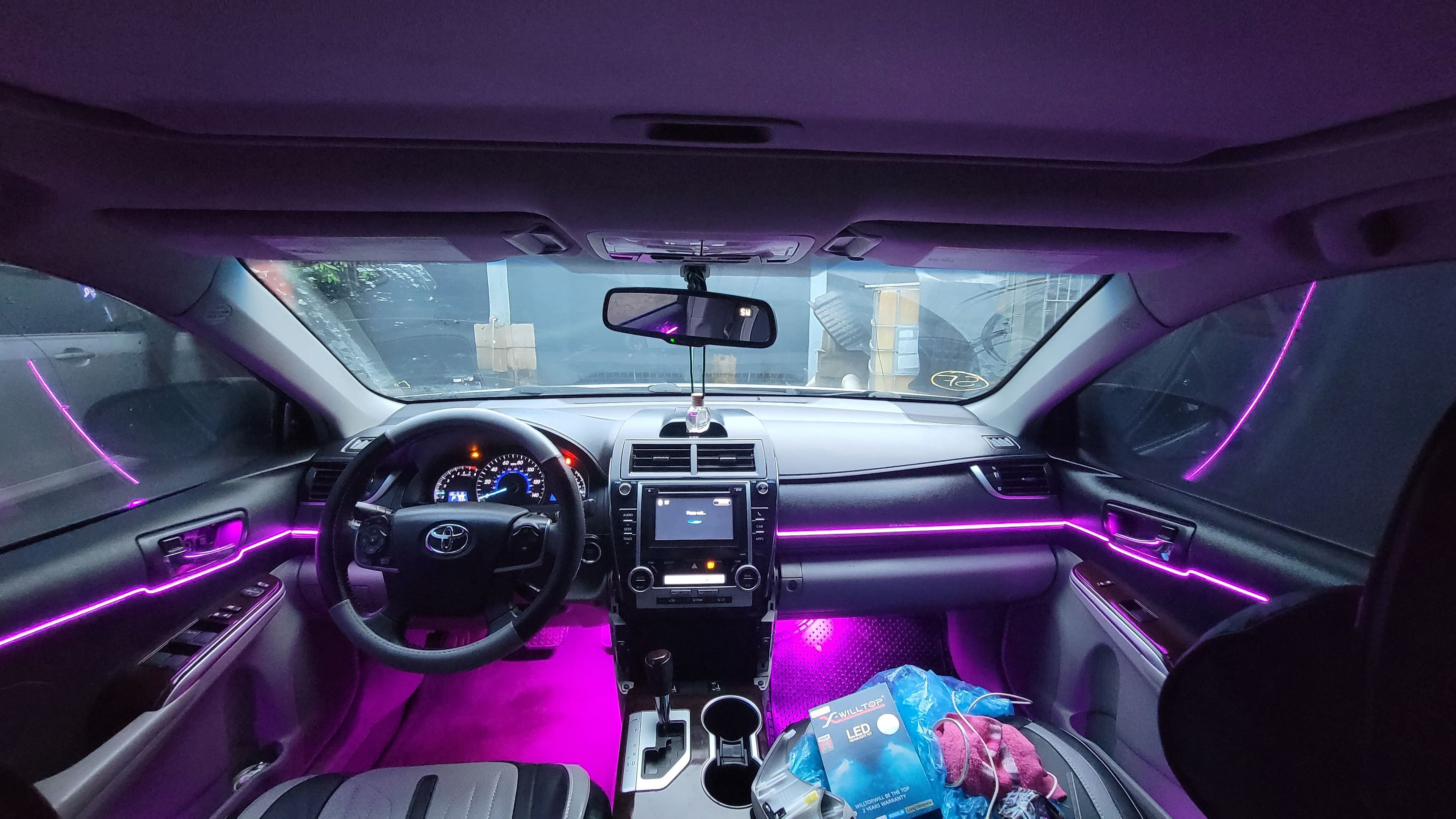 Ambience Lights installation On Camry 2014